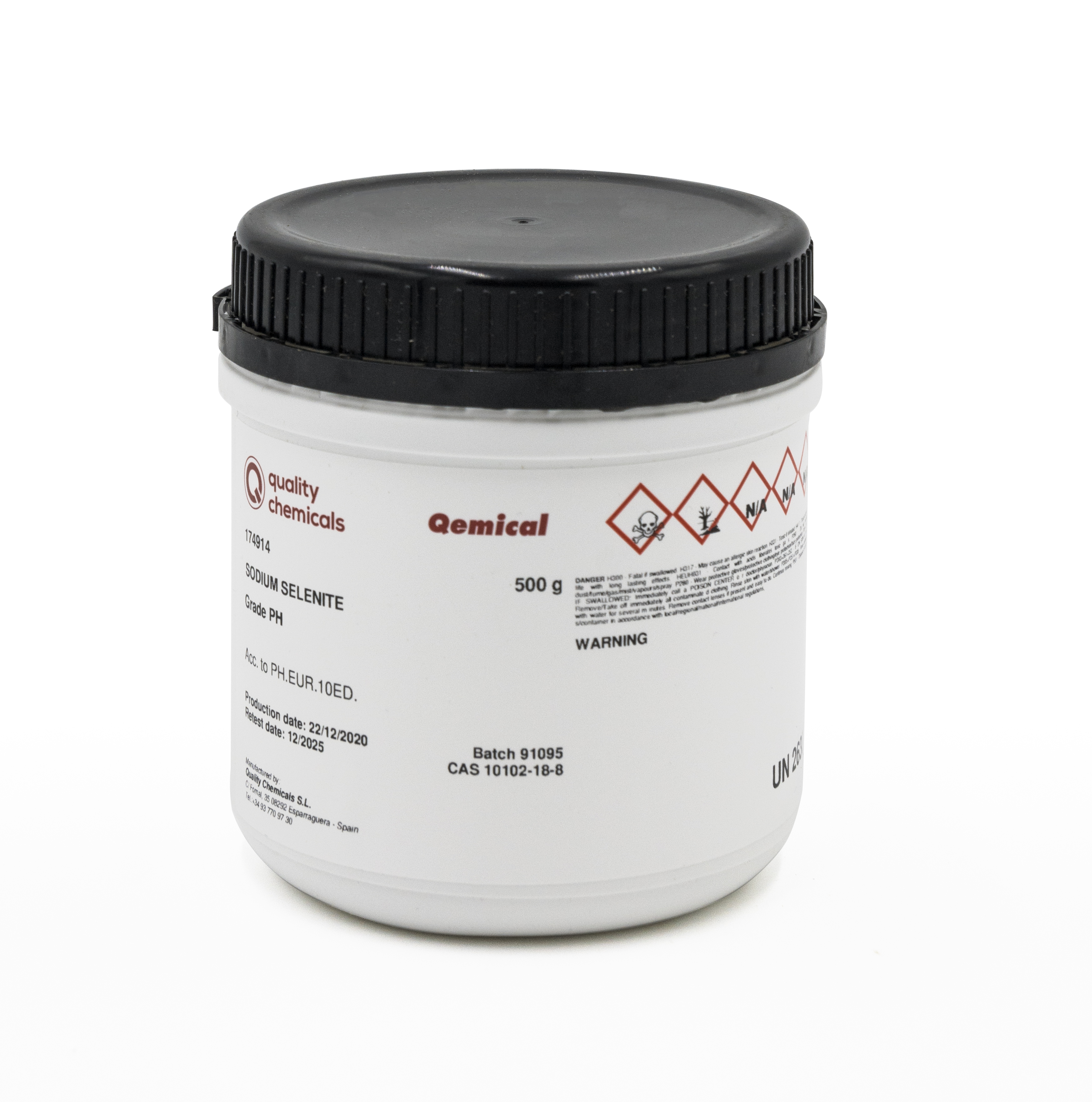 PLASTIC DRUM 0,5L 2B + VACUUM